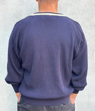 Load image into Gallery viewer, FILA V-Neck Ribbed Wool Sport Sweater. Sz 40. Italy.