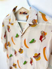Load image into Gallery viewer, ENCORE California &#39;Ladies and Hot Dogs&#39; Rayon Resort Shirt. Sz M.