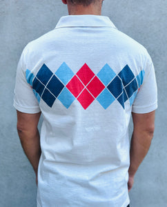 ADIDAS ‘Ivan Lendl’ Argyle Court Polo. Sz
