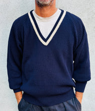 Load image into Gallery viewer, FILA V-Neck Ribbed Wool Sport Sweater. Sz 40. Italy.
