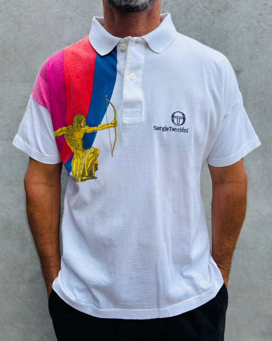 SERGIO TACCHINI Pete Sampras Archer Court Polo. Sz ML.
