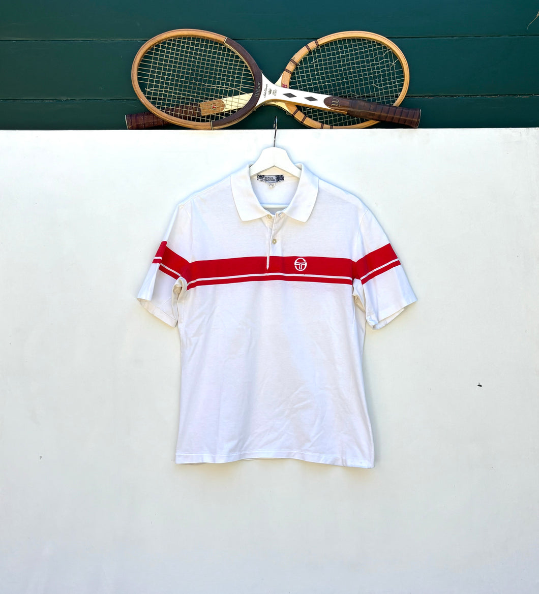 SERGIO TACCHINI Young Line John McEnroe Court Polo. Sz XL.