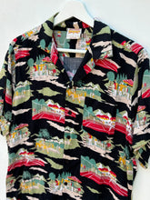 Load image into Gallery viewer, BRITTANIA Tennis Picnic Rayon Resort Shirt. Sz M.