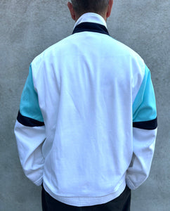 SERGIO TACCHINI 'Mats Wilander' Color Block Court Jacket. Sz 52. Italy.