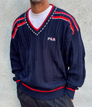 Load image into Gallery viewer, FILA Boris Becker V-Neck Wool Sweater. Sz 44. Italy.