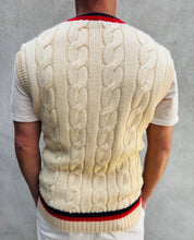 Load image into Gallery viewer, FILA Bjorn Borg Cable Knit Wool Vest. Sz. 42. Italy.