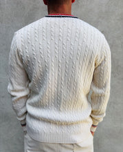 Load image into Gallery viewer, ELLESSE Cable Knit Button Wool Cardigan. Sz M/L. Italy.