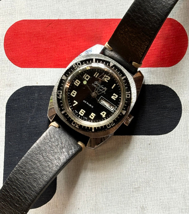 GLASSHUTTE GUB Spezichron Automatic Diver. Ref. 11-27. Germany.