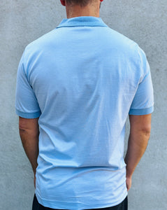 ELLESSE Thin Stripe Cotton Court Polo. Sz 44. Italy.