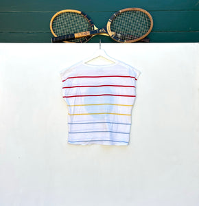 SERGIO TACCHINI Women's Sleeveless Court Top. Sz ML.