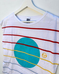 SERGIO TACCHINI Women's Sleeveless Court Top. Sz ML.