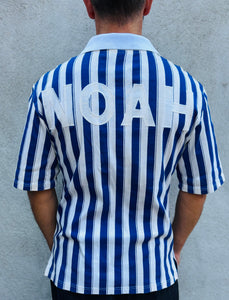LE COQ SPORTIF 'Yannick Noah' Pinstripe Polo. Sz XL. Italy.
