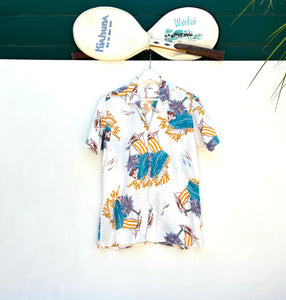 Daniel Schager for NEIMAN MARCUS 'Holiday In The Sun' Resort Shirt. Sz L.