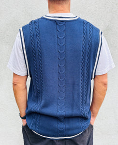 NIKE Supreme Court Cable knit Court Vest. Sz XL.