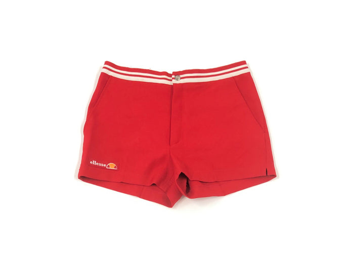 ELLESSE 'Guillermo Vilas' Court Shorts. Sz 32. Italy.