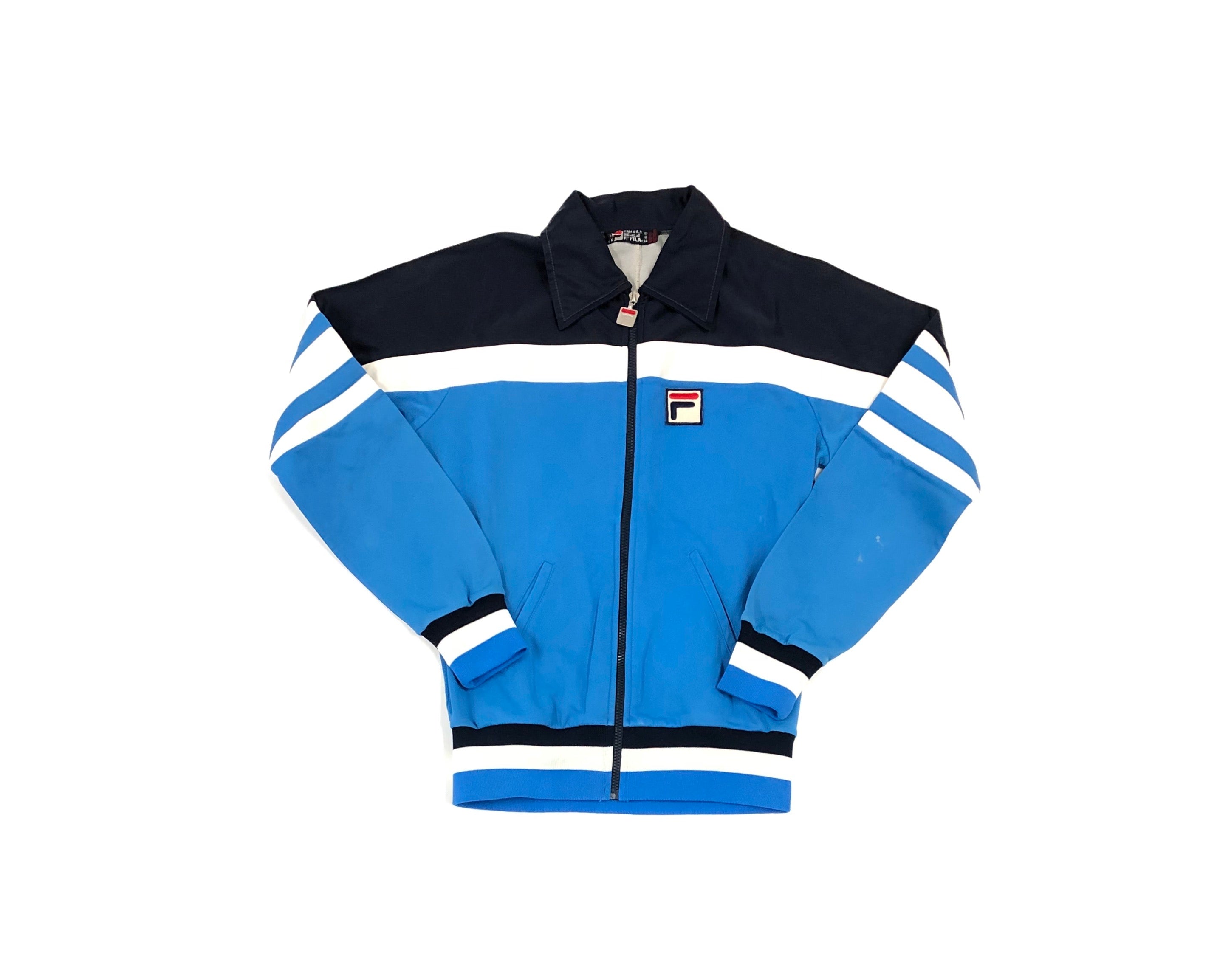 Fila jacket blue red white outlet