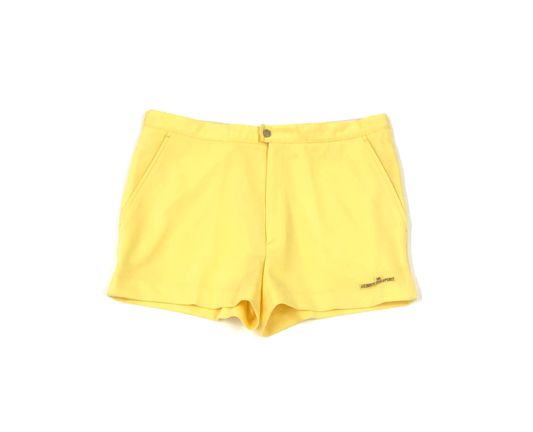 CERRUTI 1881 Yellow Court Shorts. Sz 34. Italy.
